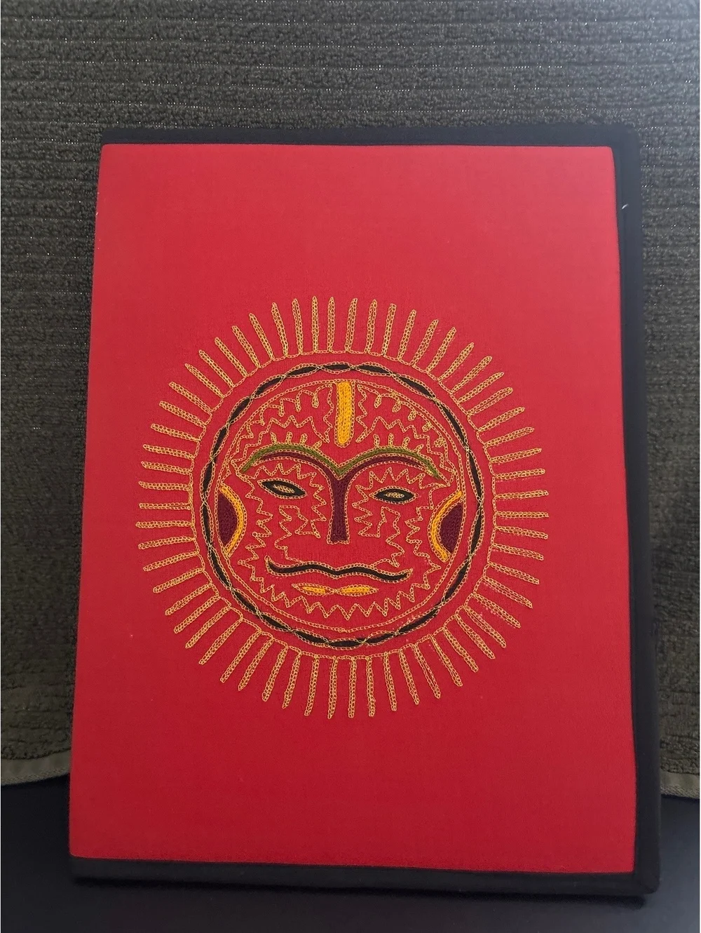 10 x 14 embroidered, stitched portfolio cover